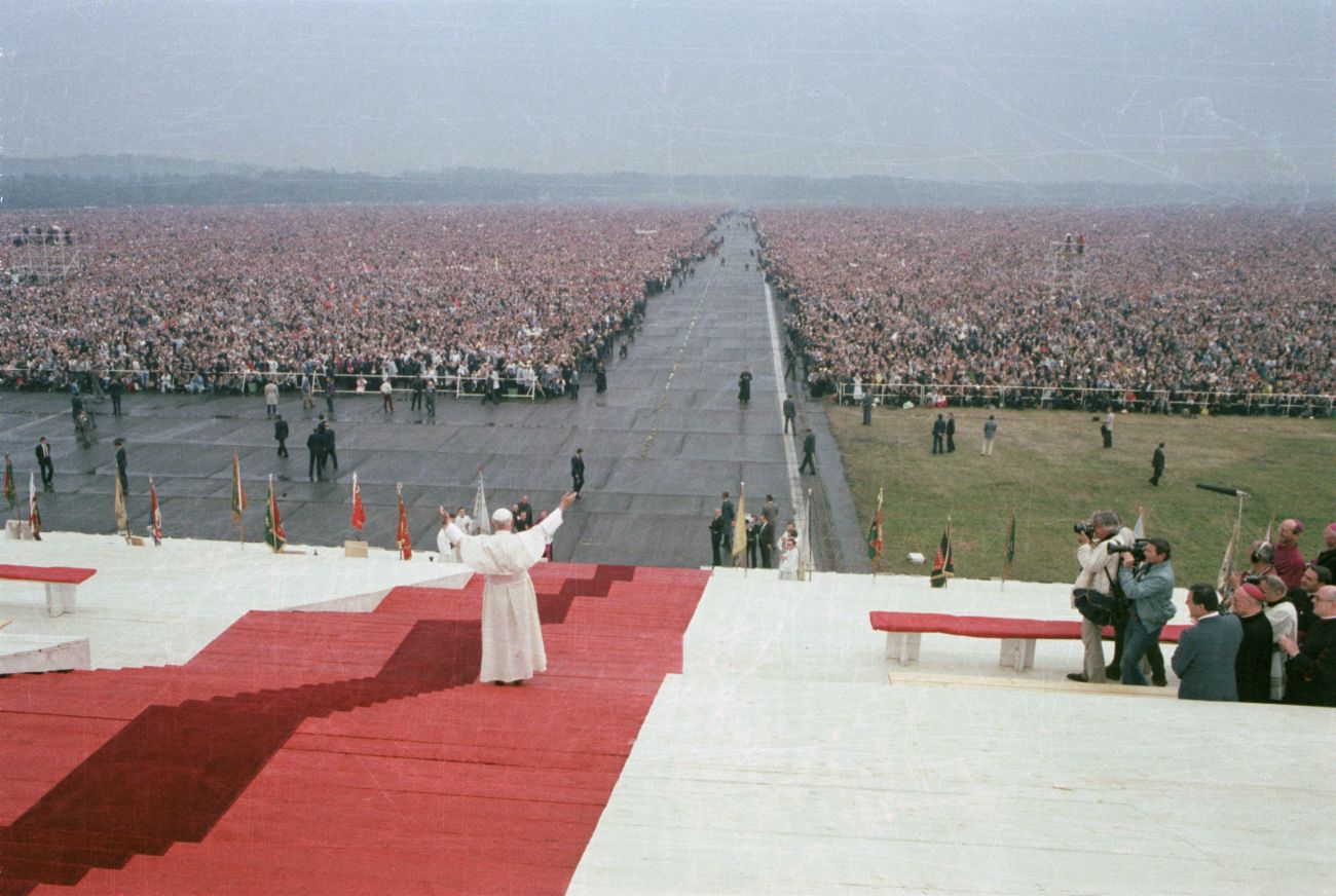 Pope John Paul II Returns to Poland